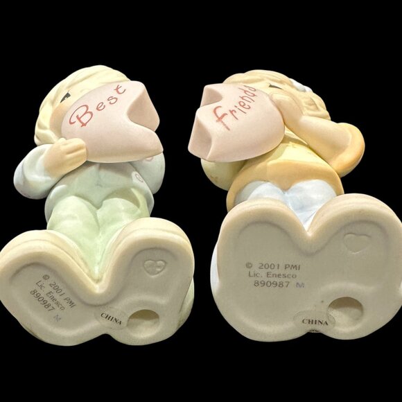 Vintage 2001 Precious Moments Set of 2 Best Friends Figurine - Picture 8 of 8